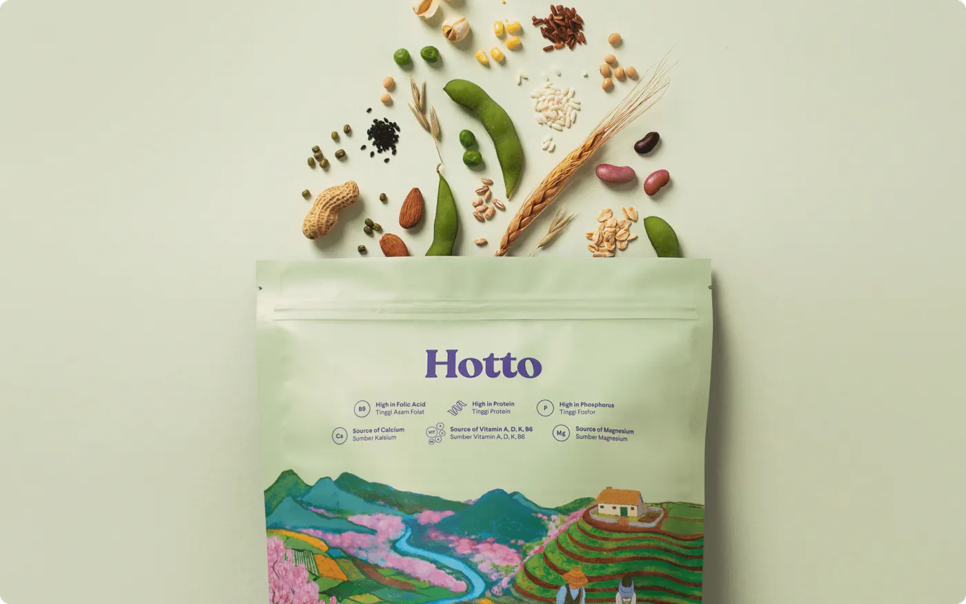 Hotto Mame dengan edamame